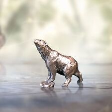 Polar Bear Solid Bronze Foundry Cast Detailed Sculpture Butler & Peach [2091]
