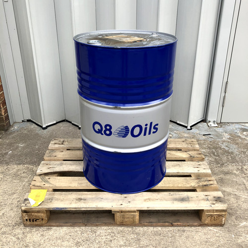 Empty metal oil barrel - metal,