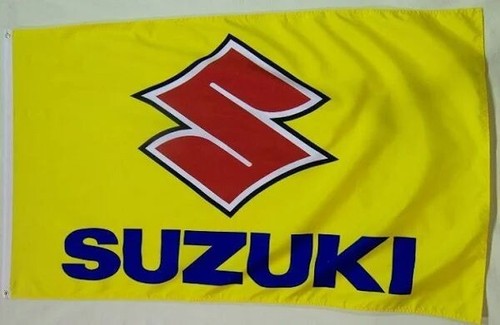 Suzuki yellow flag 3x5 - yellow, ft