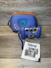 Vtech Kidizoom Twist Plus 4 X Zoom Digital Camera & Carry Case Kid's Blue
