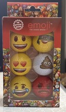 6x Emoji Golf Balls - The