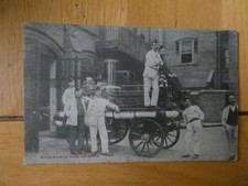 Pre 1914  Postcard of Birmingham Fire Brigade  - Men & Machine  Outside Station