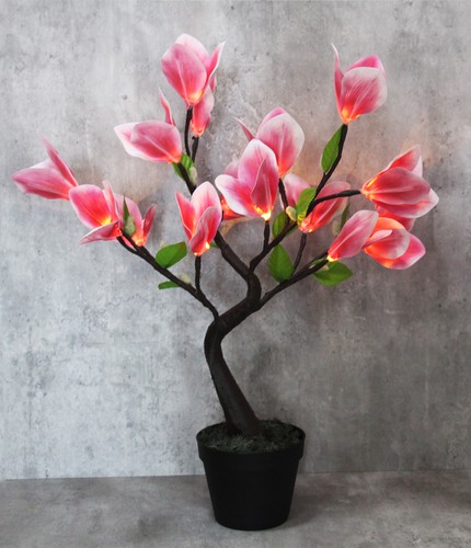 Pink lily tree lamp - pink,