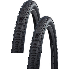 2 Pack Schwalbe CX Comp Tire 26 x 2 Clincher Wire Black KGuard LiteSkin