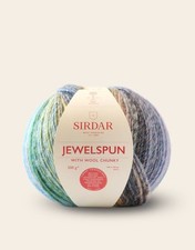 Sirdar Jewelspun with Wool Chunky Knitting Crochet Yarn 200g balls and Patterns