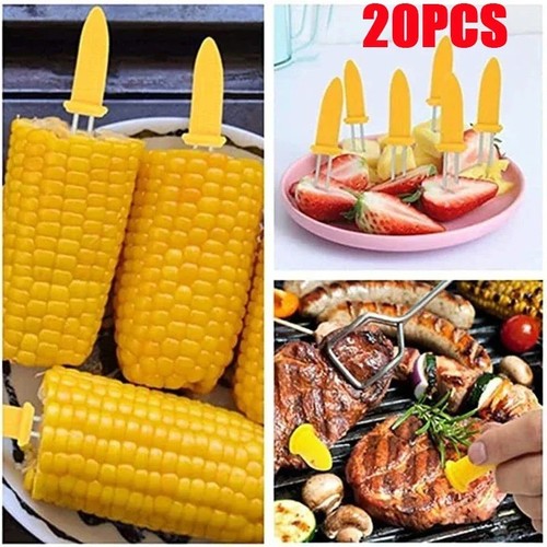 10pcs corn holders stainless - 10pcs,