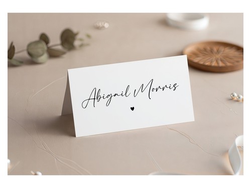 Personalised place cards - place,