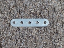 Meccano 5 Hole Strip Zinc