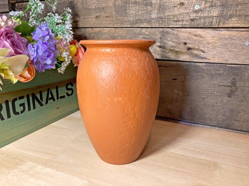 Terracotta vase rustic flower - vase,