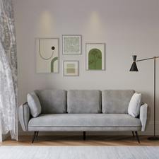 Modern Linen Fabric Sofa 3