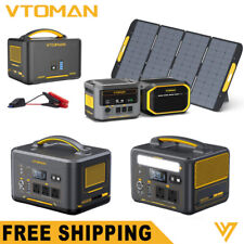 VTOMAN Jump 600X/1500X/FlashSpeed 1500 Portable Power Station Solar Generator UK