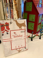 Pottery Barn kids holiday Christmas Rudolph Santa gift Disney pillowcase 🌈 ,