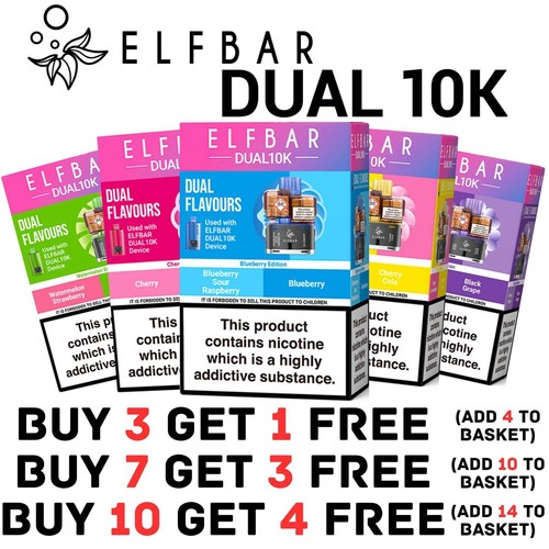 Elf bar dual 10k - dual, pods