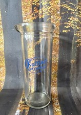 vintage heavy glass OVALTINE