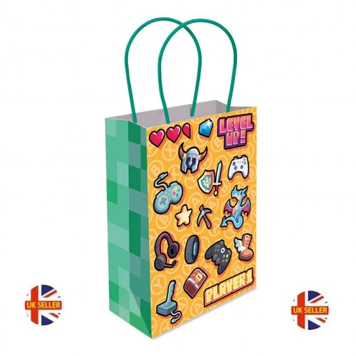 Gamer gaming party - bags, paper