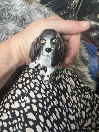 Vintage spaniel dog figurine - dog,