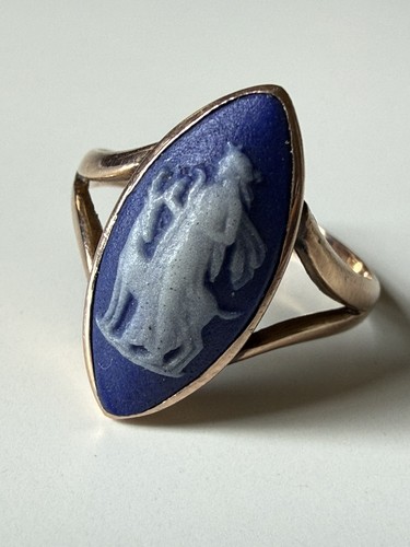 Antique 9ct gold - 9ct, wedgwood