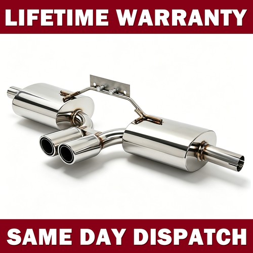 Stainless rear silencer - rear,