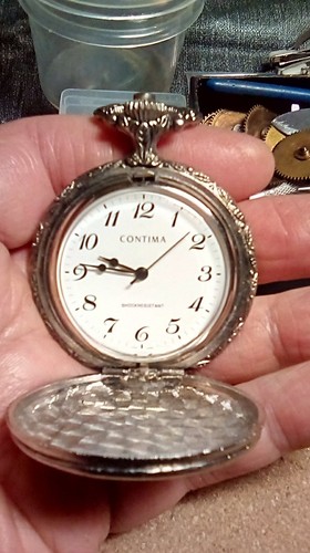 Vintage contima pocket watch - vintage,
