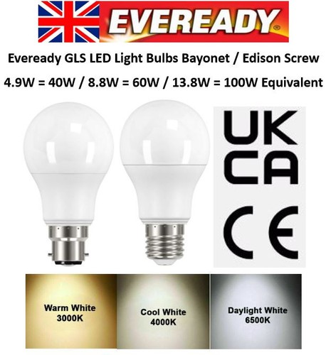 Led gls light bulbs 40w - bulbs, 60w