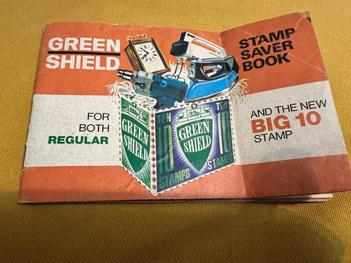 Green shield stamp - stamp, saver