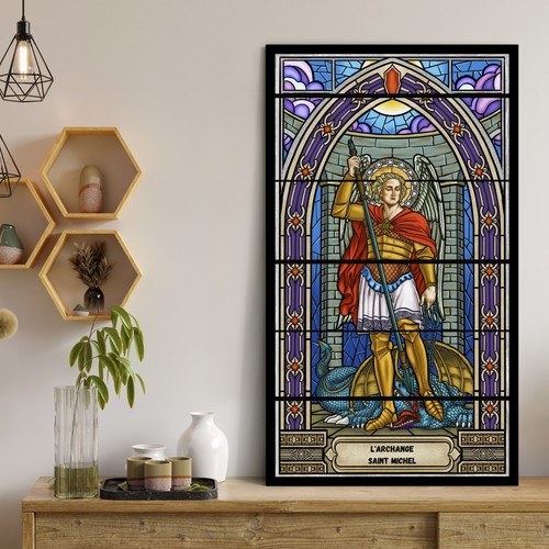 Archangel saint michel stained - saint,