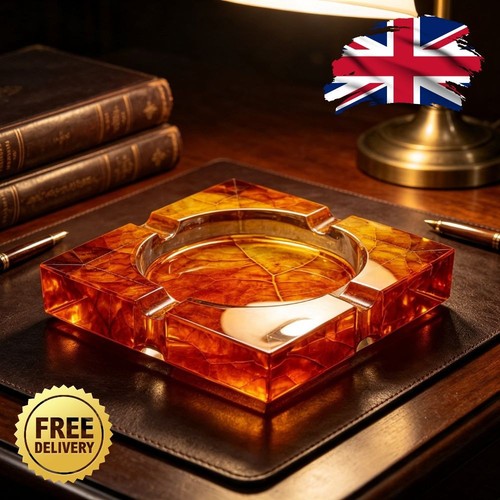 Aficionado glass cigar ashtray - glass,