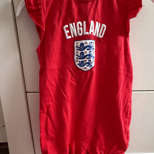 England girls babygrow - england,