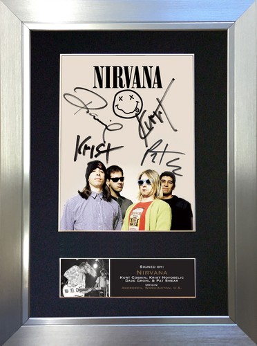Nirvana signed repro autograph - signed,