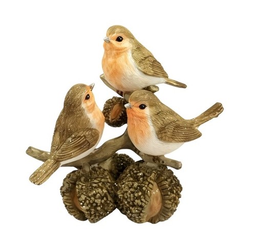 Christmas family robins a - family,