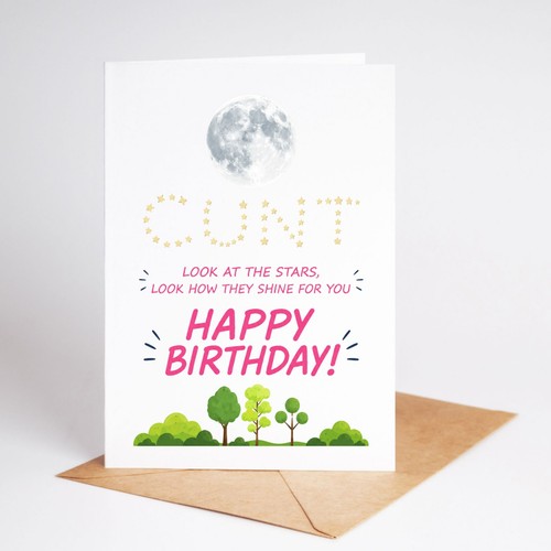 Funny birthday card - for, women