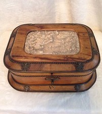Antique French Bone Olive Wood