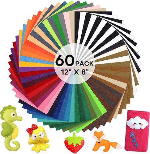 Craft felt fabric sheet - felt, 60x