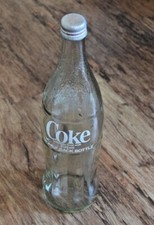 Vintage Coca Cola empty soft drink glass pop bottle ? 1980's DISPLAY PIECE 735ml