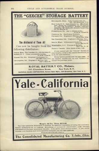1906 paper car auto yale - 1906,
