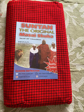 Masai Shuka, African Cloth, bed sheet, scarf, camping blanket, Sarong, Throw