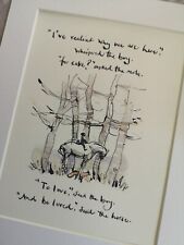 THE BOY THE MOLE FOX AND HORSE WHY WE ARE HERE CHARLIE MACKESY MOUNTED BOOKPLATE