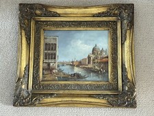 Modern oil Portrait of Venice