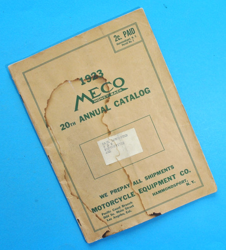 Original 1923 meco motorcycle - original,