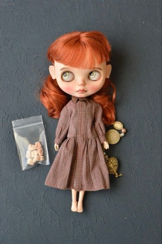 Custom blythe doll - blythe, obitsu