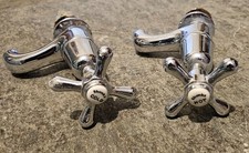 Victorian Shanks chrome taps