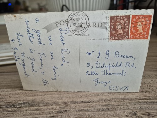 Genealogy postcard brown - , 8