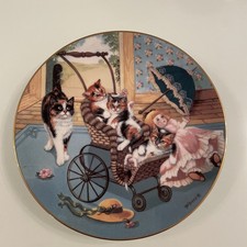 Hamilton Collection Plate ‘Country Kittens’ - Stroller Derby With COA