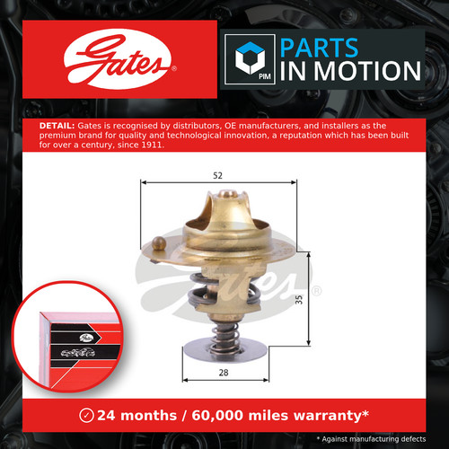 Coolant thermostat th14178g1 - coolant,
