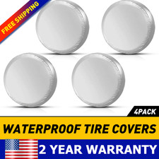 4 PC Car Tire Covers RV