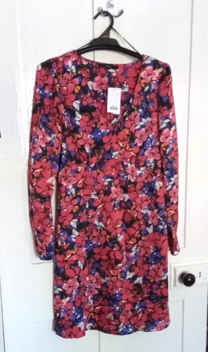 Bnwt ladies red floral dress - bnwt,