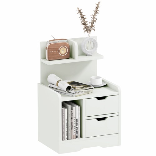 Bedside table with drawers - bedside, 2