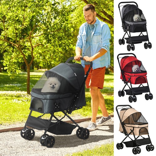 Pet stroller foldable - stroller,