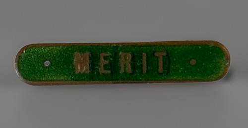 Vintage green enamel - , merit