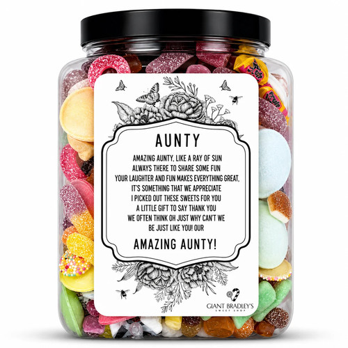 Aunty sweet jar from - aunty's, giant